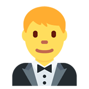 🤵‍♂️ Emoji Hombre Con Esmoquin en Twitter Twemoji 13.0.1.