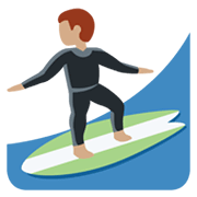 Émoji 🏄🏽‍♂️ Surfeur : Peau Légèrement Mate sur Twitter Twemoji 13.0.1.