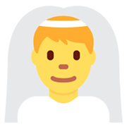 Emoji 👰‍♂️ Sposo Con Velo su Twitter Twemoji 13.0.1.