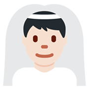 Emoji 👰🏻‍♂️ Sposo Con Velo: Carnagione Chiara su Twitter Twemoji 13.0.1.