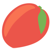 Emoji 🥭 Mango su Twitter Twemoji 13.0.1.