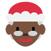 🤶🏿 Emoji Weihnachtsfrau: dunkle Hautfarbe Twitter Twemoji 13.0.1.