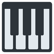 Emoji 🎹 Piano su Twitter Twemoji 13.0.1.