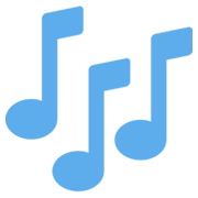 Emoji 🎶 Note Musicali su Twitter Twemoji 13.0.1.
