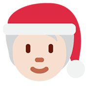 Emoji 🧑🏻‍🎄 Santa Claus: Carnagione Chiara su Twitter Twemoji 13.0.1.