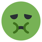 Emoji 🤢 Faccina Nauseata su Twitter Twemoji 13.0.1.