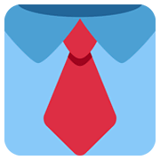 👔 Emoji Hemd mit Krawatte Twitter Twemoji 13.0.1.