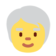 Émoji 🧓 Personne âgée sur Twitter Twemoji 13.0.1.