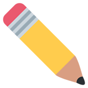 Émoji ✏️ Crayon sur Twitter Twemoji 13.0.1.