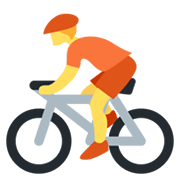 Émoji 🚴 Cycliste sur Twitter Twemoji 13.0.1.
