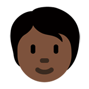 🧑🏿 Emoji Persona Adulta: Tono De Piel Oscuro en Twitter Twemoji 13.0.1.