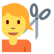 💇 Emoji Persona Cortándose El Pelo en Twitter Twemoji 13.0.1.
