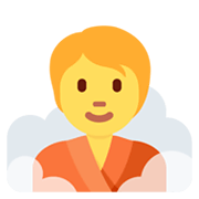 🧖 Emoji Person in Dampfsauna Twitter Twemoji 13.0.1.