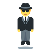 🕴️ Emoji schwebender Mann im Anzug Twitter Twemoji 13.0.1.