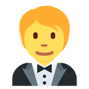 🤵 Emoji Persona Con Esmoquin en Twitter Twemoji 13.0.1.