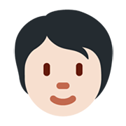 🧑🏻 Emoji Erwachsener: helle Hautfarbe Twitter Twemoji 13.0.1.