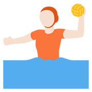 🤽🏻 Emoji Pessoa Jogando Polo Aquático: Pele Clara na Twitter Twemoji 13.0.1.
