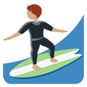 Émoji 🏄🏽 Personne Faisant Du Surf : Peau Légèrement Mate sur Twitter Twemoji 13.0.1.