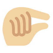 🤏🏼 Emoji Wenig-Geste: mittelhelle Hautfarbe Twitter Twemoji 13.0.1.