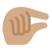 🤏🏽 Emoji Wenig-Geste: mittlere Hautfarbe Twitter Twemoji 13.0.1.