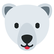 🐻‍❄️ Emoji Urso Polar na Twitter Twemoji 13.0.1.