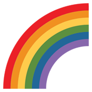 Emoji 🌈 Arcobaleno su Twitter Twemoji 13.0.1.