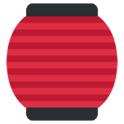 🏮 Emoji Lanterna Vermelha De Papel na Twitter Twemoji 13.0.1.