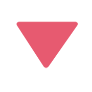 Emoji 🔻 Triangolo Rosso Con Punta Verso Il Basso su Twitter Twemoji 13.0.1.