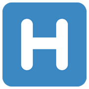 🇭 Emoji Indicador regional símbolo letra H en Twitter Twemoji 13.0.1.