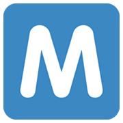 🇲 Emoji Indicador regional Símbolo Letra M en Twitter Twemoji 13.0.1.