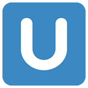 Emoji 🇺 Lettera simbolo indicatore regionale U su Twitter Twemoji 13.0.1.