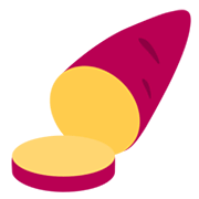 Emoji 🍠 Patata Dolce Arrosto su Twitter Twemoji 13.0.1.