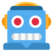 Emoji 🤖 Faccina Di Robot su Twitter Twemoji 13.0.1.
