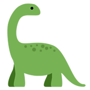 Emoji 🦕 Sauropode su Twitter Twemoji 13.0.1.
