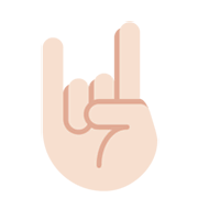Emoji 🤘🏻 Segno Delle Corna: Carnagione Chiara su Twitter Twemoji 13.0.1.