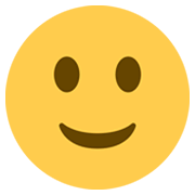 🙂 Emoji Cara Sonriendo Ligeramente en Twitter Twemoji 13.0.1.