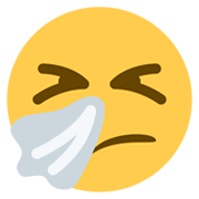 🤧 Emoji niesendes Gesicht Twitter Twemoji 13.0.1.