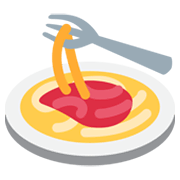 Emoji 🍝 Spaghetti su Twitter Twemoji 13.0.1.