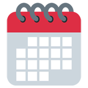 Emoji 🗓️ Calendario A Spirale su Twitter Twemoji 13.0.1.