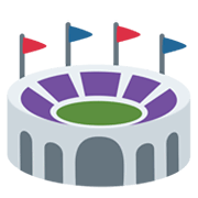 Emoji 🏟️ Stadio su Twitter Twemoji 13.0.1.