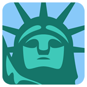 Emoji 🗽 Statua Della Libertà su Twitter Twemoji 13.0.1.