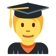 Emoji 🧑‍🎓 Studente su Twitter Twemoji 13.0.1.