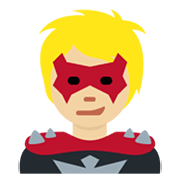 🦹🏼 Emoji Personaje De Supervillano: Tono De Piel Claro Medio en Twitter Twemoji 13.0.1.
