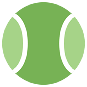 Emoji 🎾 Tennis su Twitter Twemoji 13.0.1.