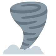 Emoji 🌪️ Tornado su Twitter Twemoji 13.0.1.