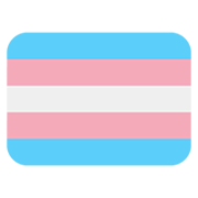 🏳️‍⚧ Emoji Bandera del orgullo transgénero en Twitter Twemoji 13.0.1.