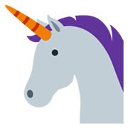 🦄 Emoji Unicornio en Twitter Twemoji 13.0.1.