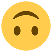 Emoji 🙃 Faccina Sottosopra su Twitter Twemoji 13.0.1.
