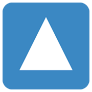 Émoji 🔼 Petit Triangle Haut sur Twitter Twemoji 13.0.1.