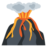 🌋 Emoji Vulcão na Twitter Twemoji 13.0.1.